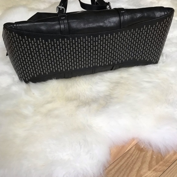 ❤️ HP❤️ Olivia Harris Black Leather Bag - Picture 3 of 8